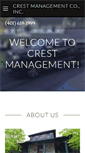 Mobile Screenshot of crestmgt.com